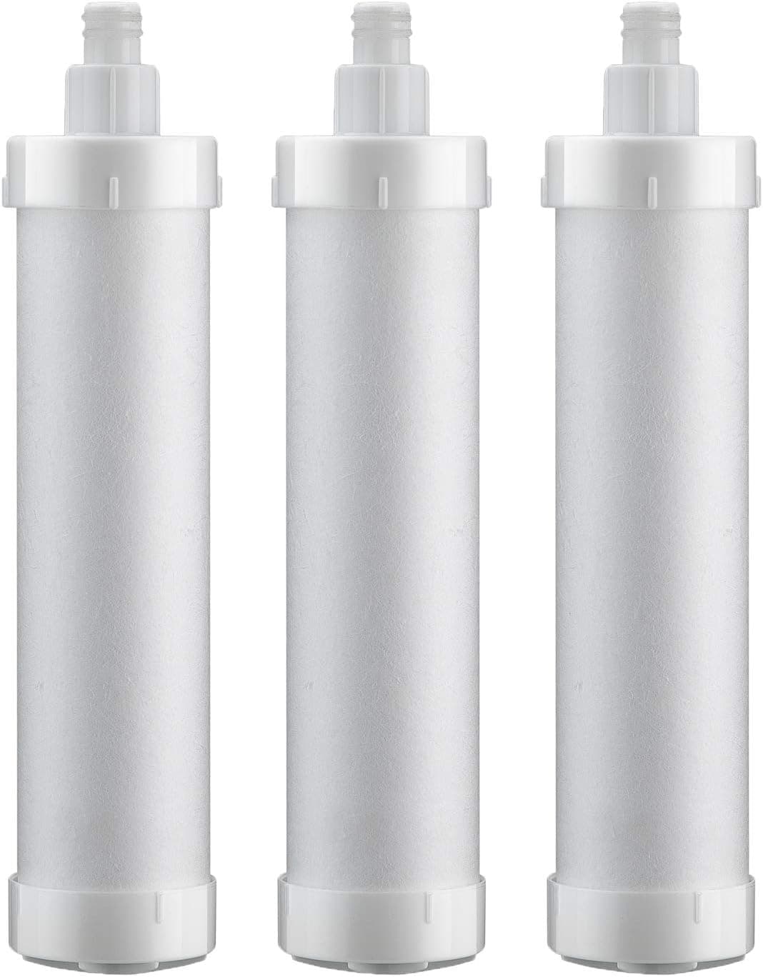 WANJINLI Under Sink Water Filter Replacement Cartridge, 3-Pack, White