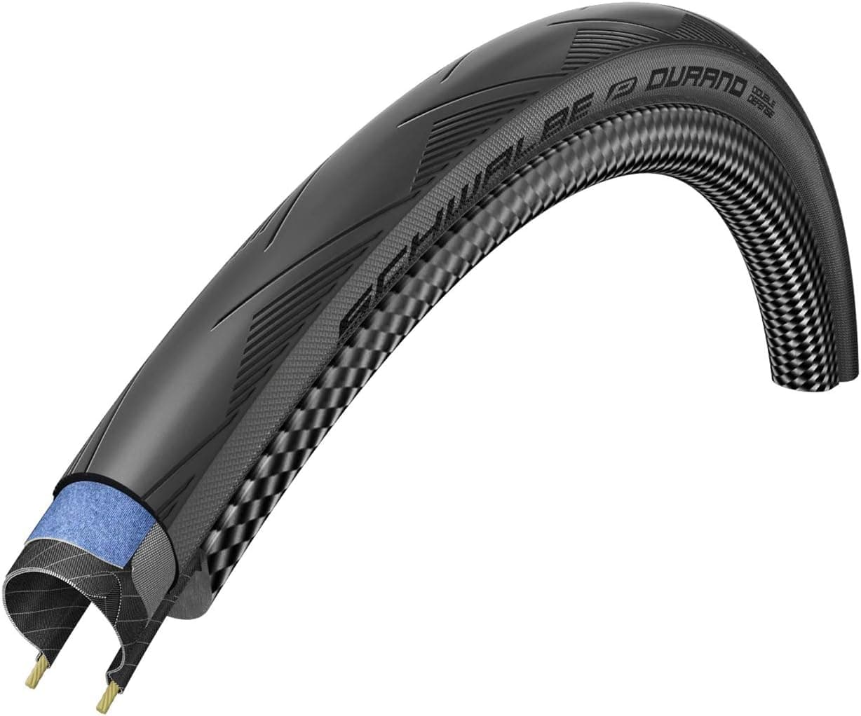 Schwalbe Durano Tire - 700 x 25, Clincher, Folding, Black/Graphite, Performance Line