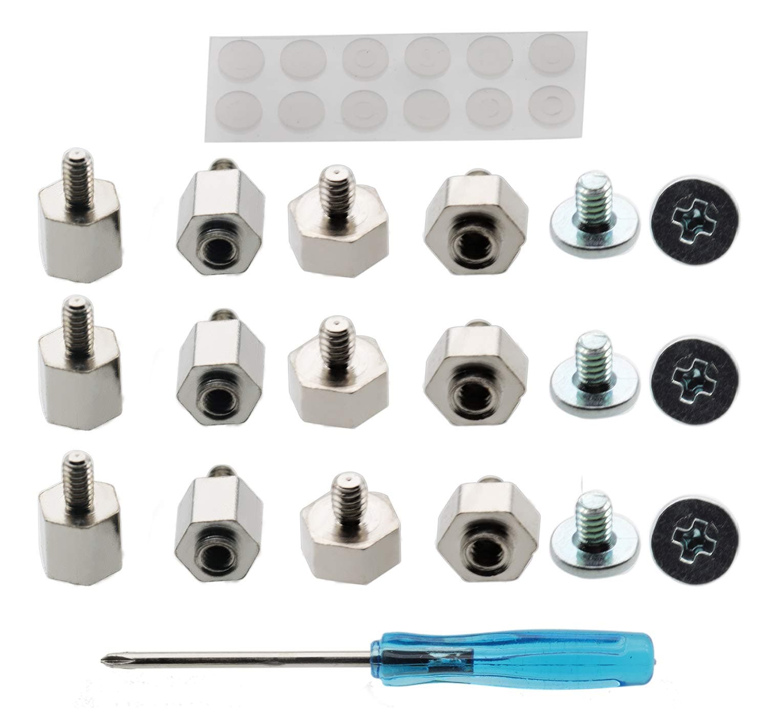 CO-RODE 12 Sets M.2 Screws Standoffs NVMe SSD Screw m.2 Mounting Kit for Asus Motherboards