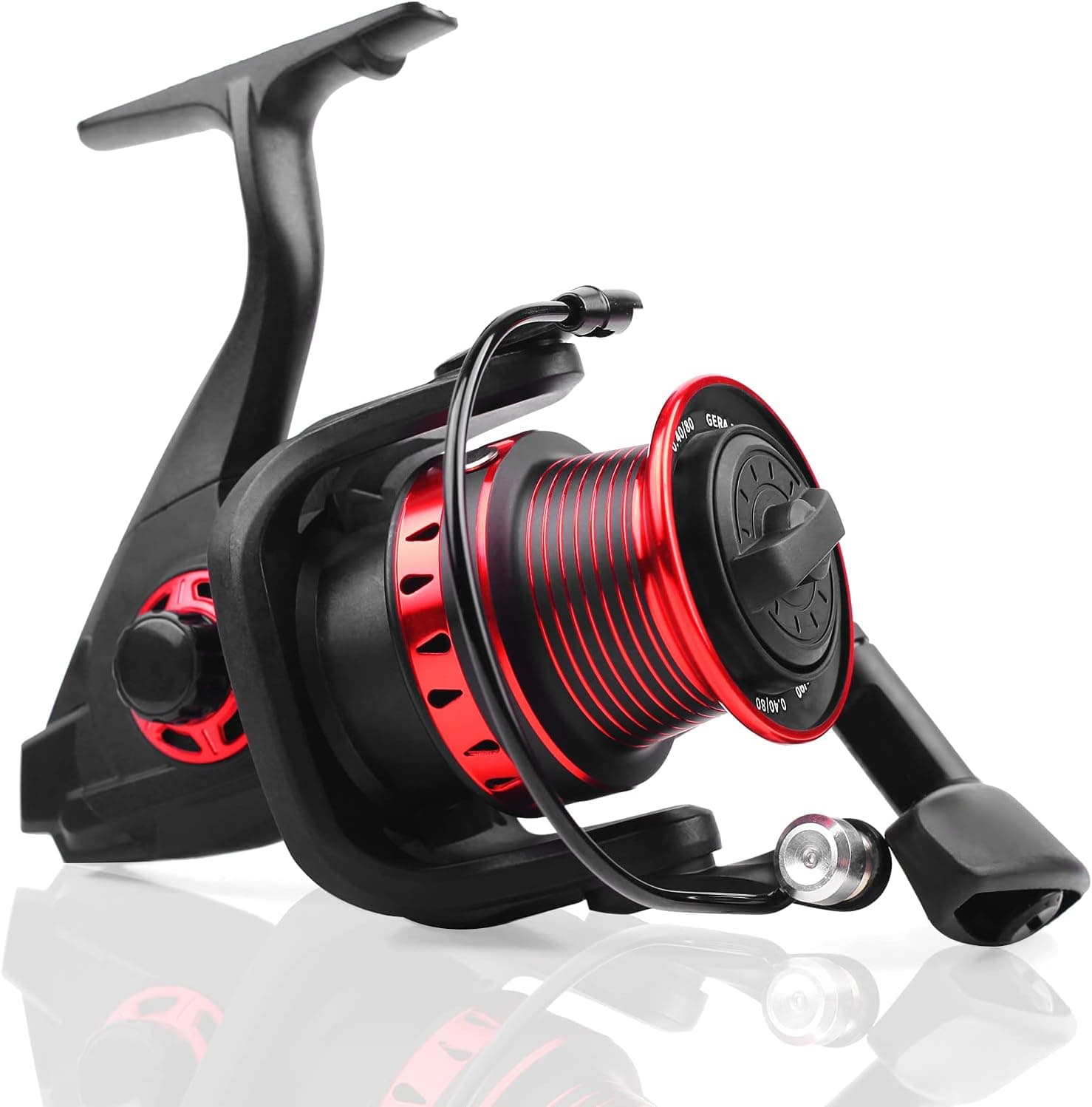 Fishing Reels, Ultralight Carbon Fiber Deep Sea Spinning Reel, 5.2:1High Speed Gear Ratio Saltwater Spinning Reel, 12+1 Shielded BB Open Face Fly Big Ice Fishing Spinning Reels Freshwater