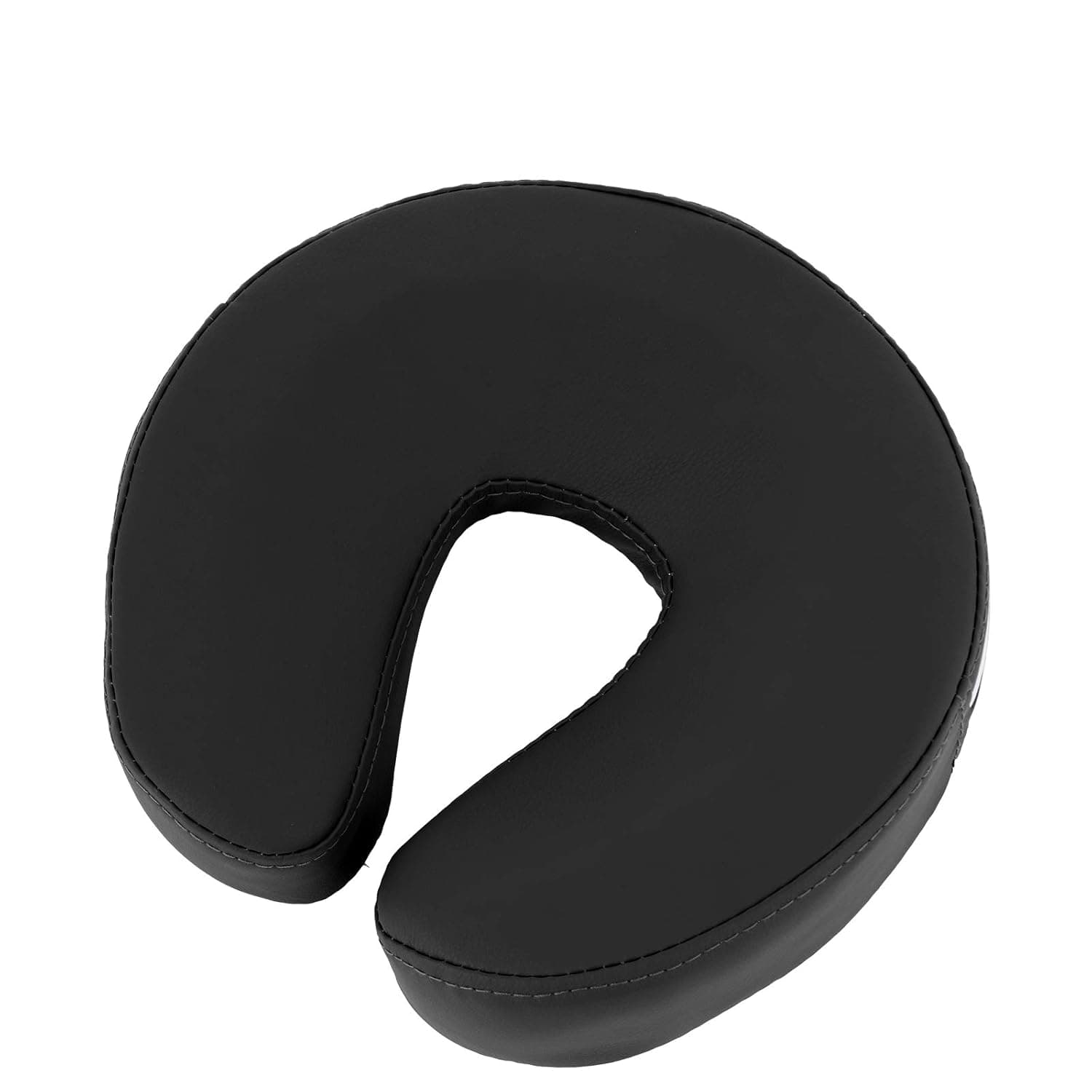 Uenjoy Foam Face Cradle Cushion Pillow Pad for Massage, Facial Care, Headrest Cushion Soft PVC and High-density Foam Sponge Inside, Black