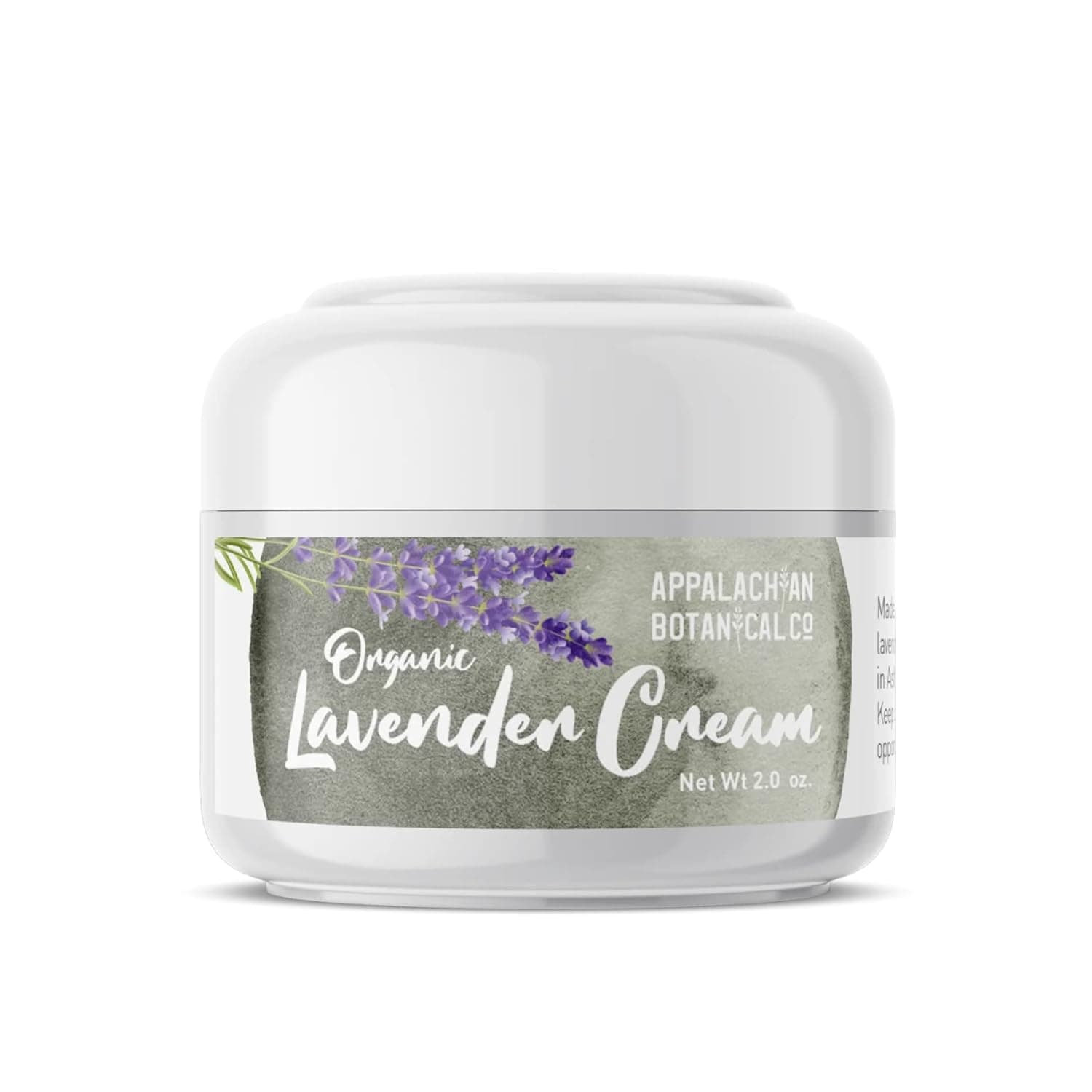 Appalachian Botanical Co Organic Lavender Cream, 2 oz - Lavender Hand Cream - Body Cream - Face Cream - Lavender Lotion