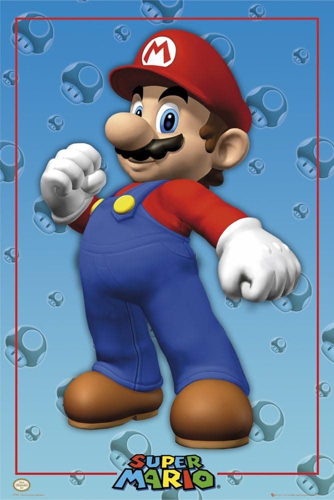 GB eye Nintendo Super Mario Solo Poster
