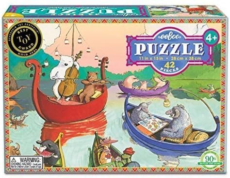 eeBoo Party on The Lake 42 Piece Puzzle