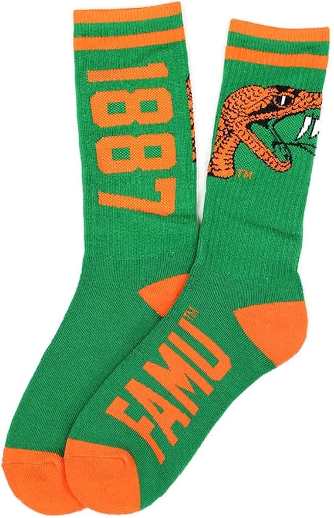 Florida A&M University FAMU Socks