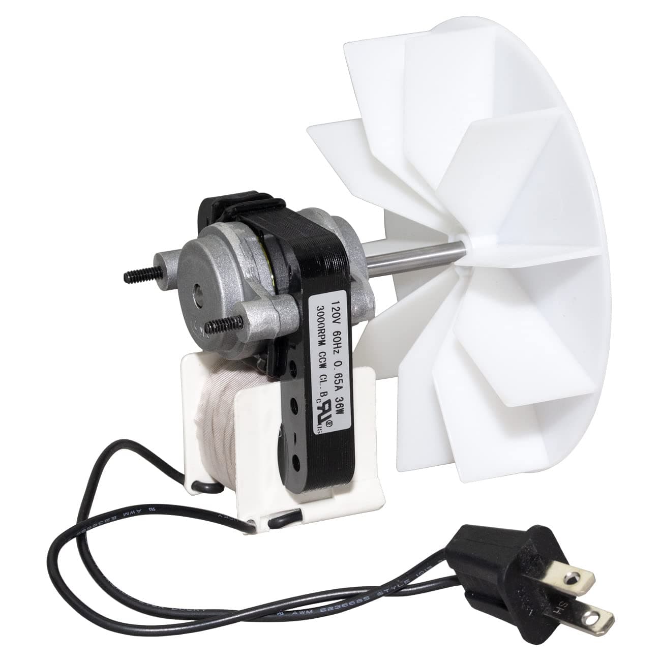 Bathroom Vent Exhaust Fan Motor Replacement Electric Motors Kit for Nutone Broan 50CFM 120V Replace C01575 65100 EM550 EM750
