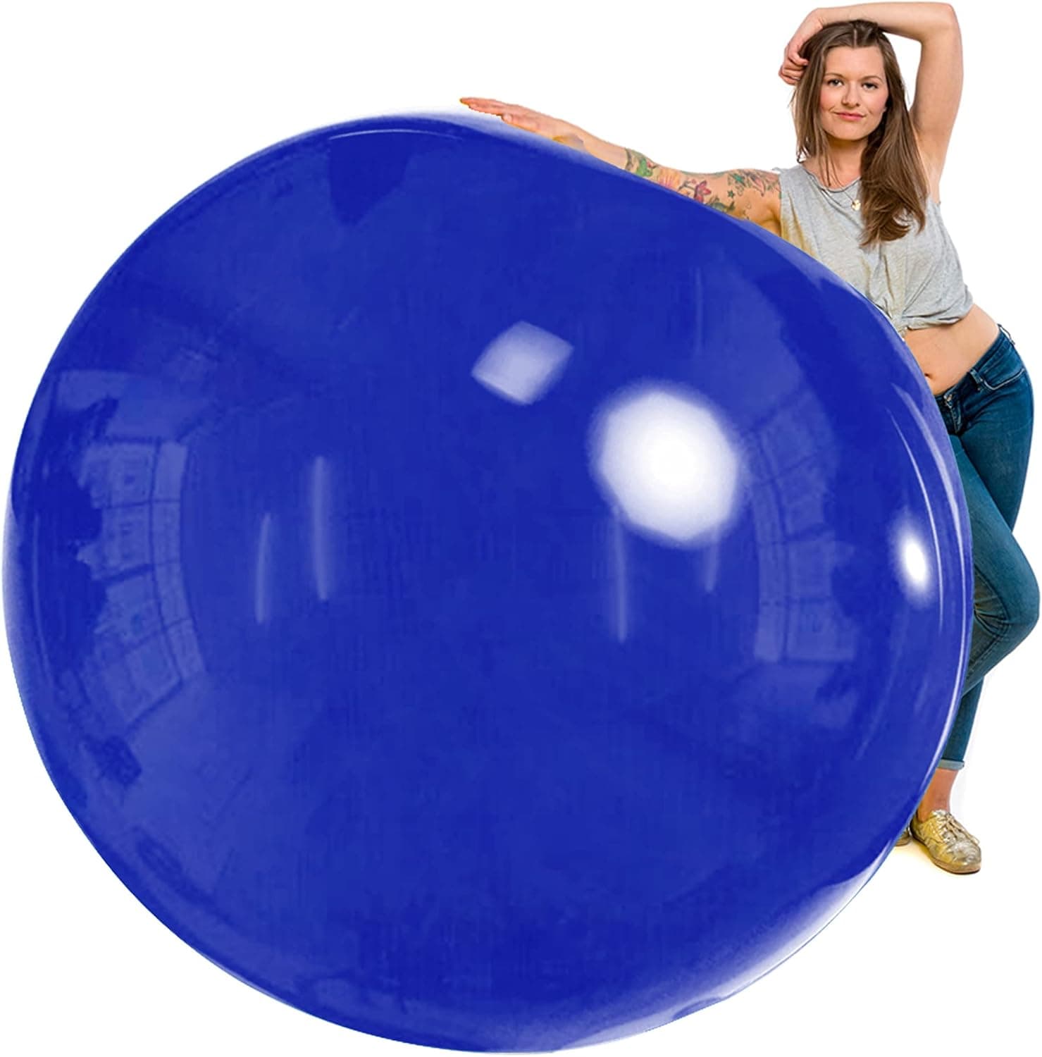 TILCO BALLOONS Giant 72" Balloons | Ready to Inflate with Air, Helium or Fill with Water | Balloon to Get Inside - 1 Unit