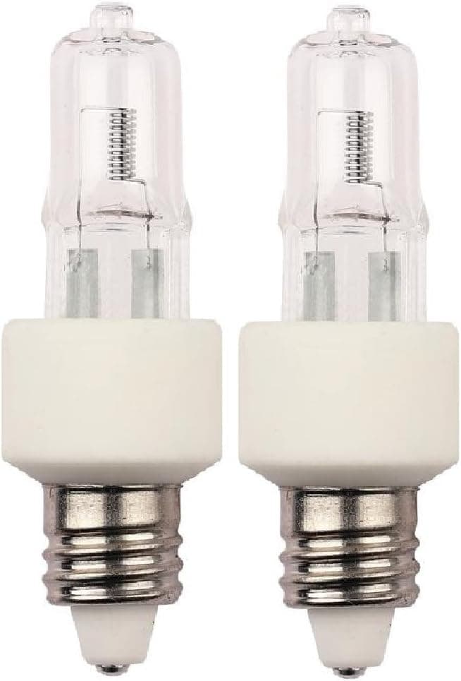 100-Watt T4 E11 Base Light Bulb, Clear (Clear, 2-Pack)