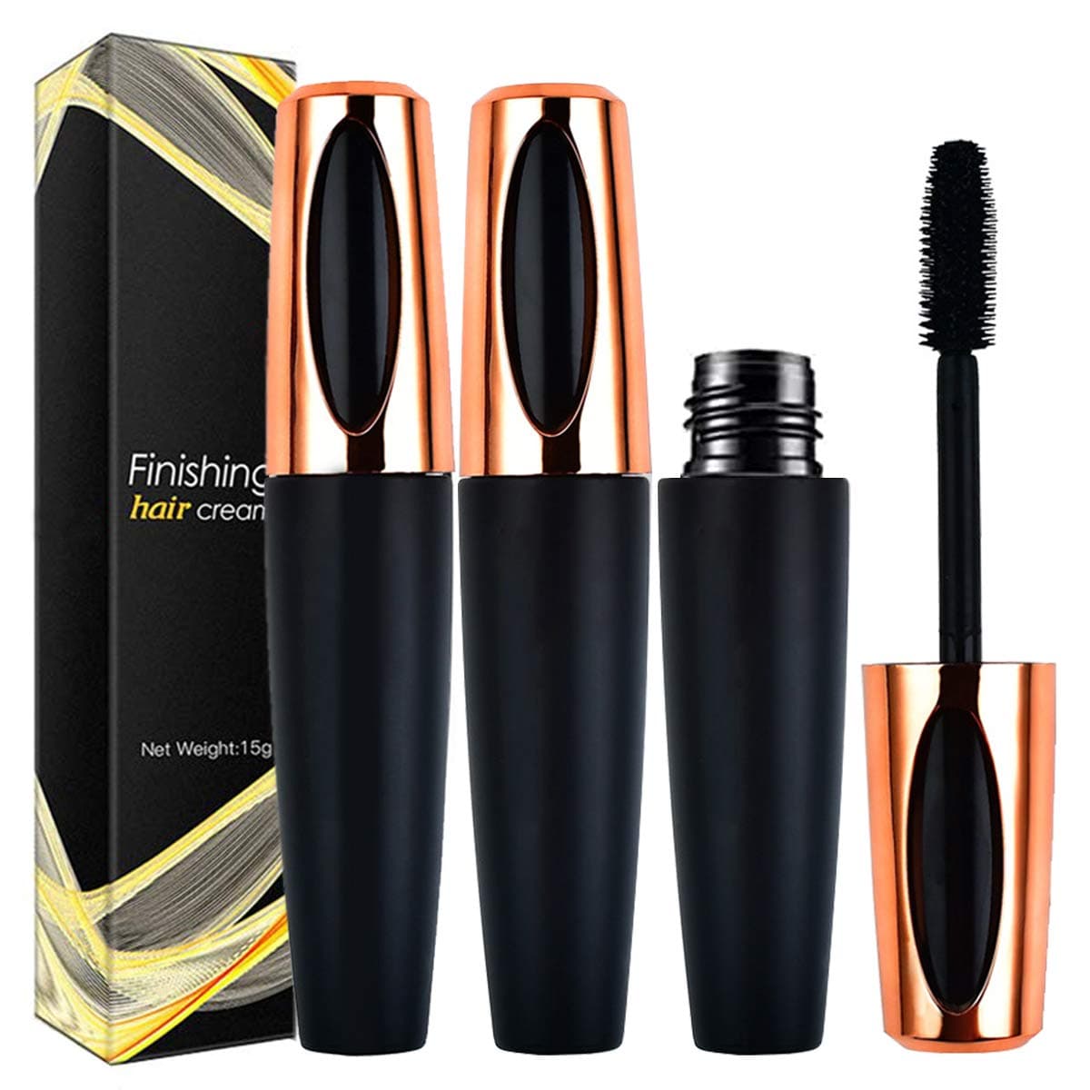 2 Pack - Hair Finishing Stick- Baby Hair Brush- Edge Brush for Baby Hair Frizzy Hair Products Glue Spray Hair Wax Stick Hair Gel for Women- Hair Mascara Flyaway Hair Stick
