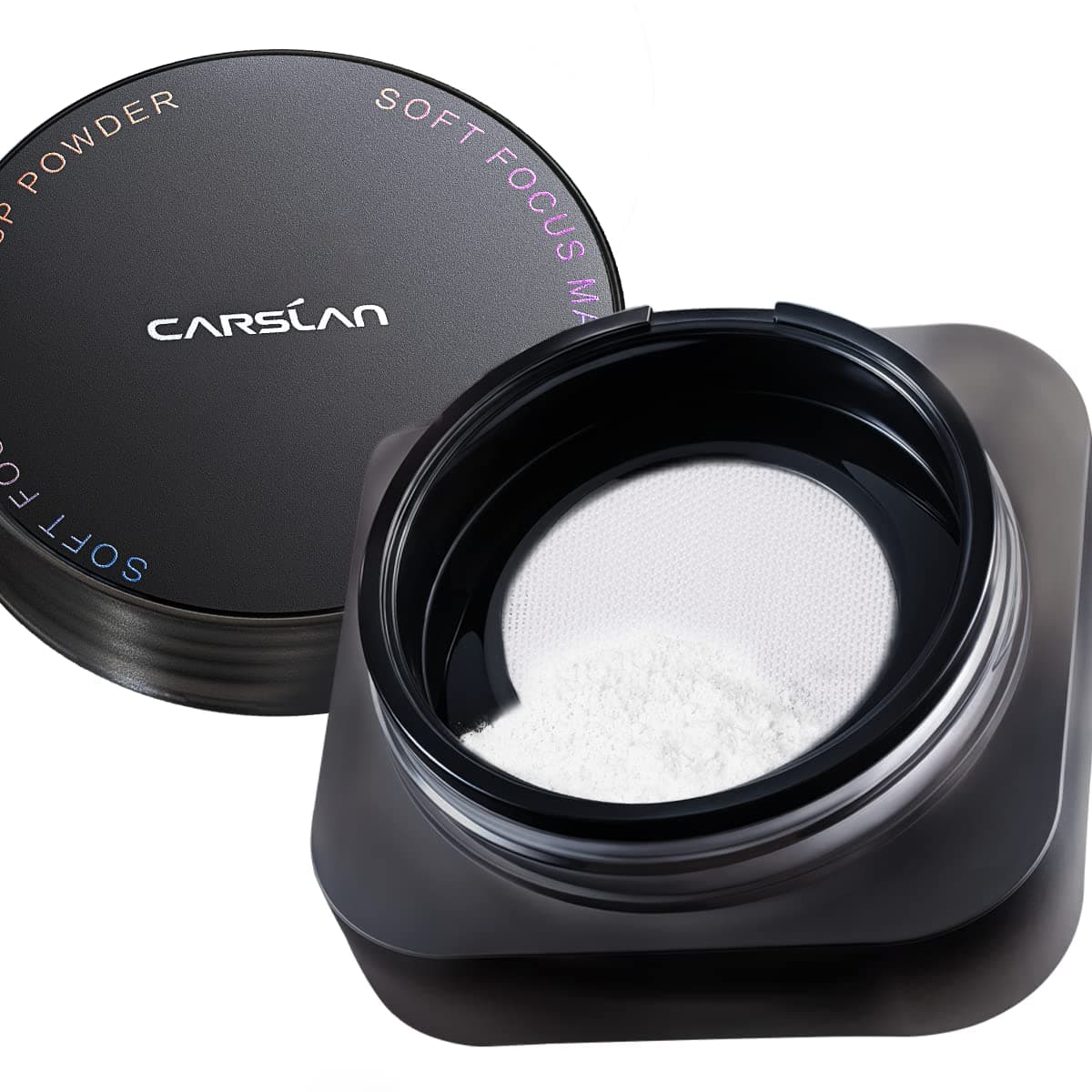 CARSLAN Loose Setting Powder Translucent, Matte, Oil Control, Smoothing, Brightening, 12h Longlasting Natural Formula Face Powder Makeup For All Skin Tones, 01, 1count