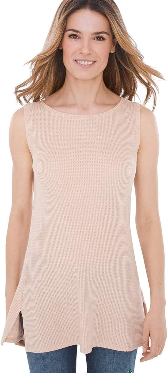 Chico's Women's Zenergy Waffle Layer Tank