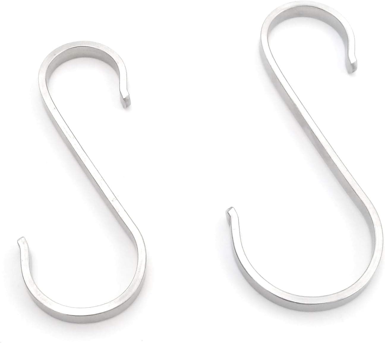 eeZe Rack FSH-02 304 Stainless Steel All-Purpose Flat-S Utility Hook ( 3.31-inch, 15-Pack)
