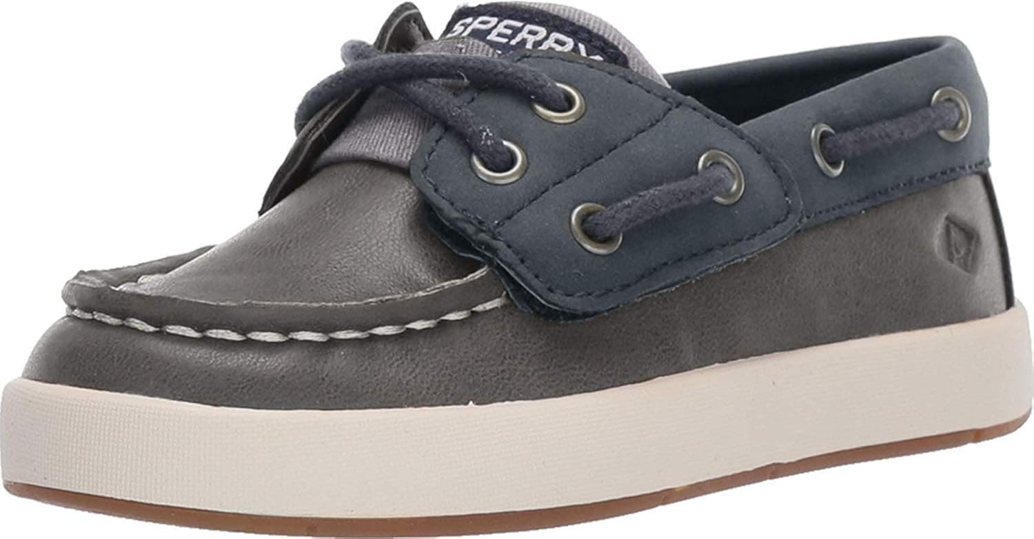 Sperry Kids Boy's Cruise Boat Jr (Toddler/Little Kid) Navy/Grey 5.5 Toddler