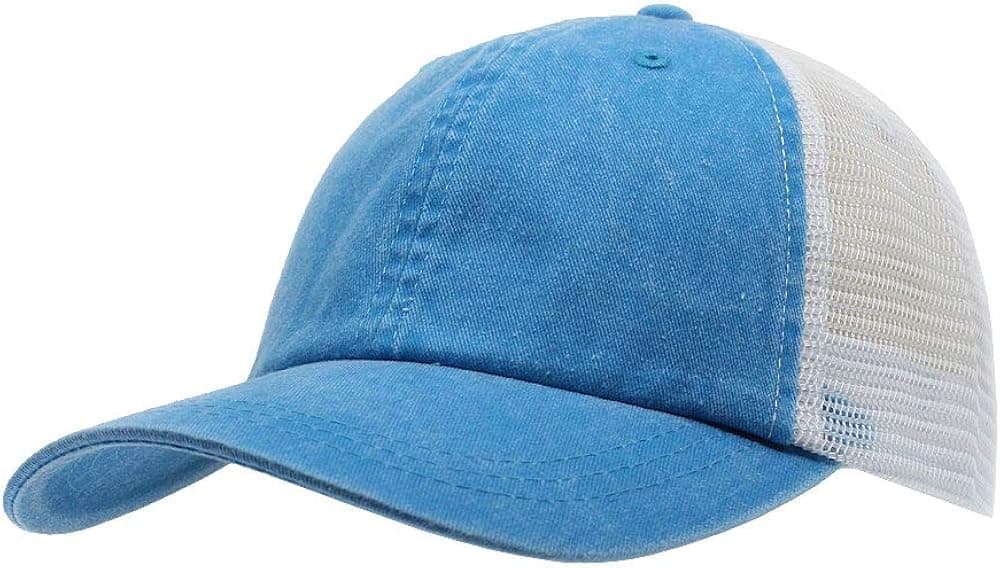 Vintage Washed Cotton Soft Mesh Adjustable Baseball Cap