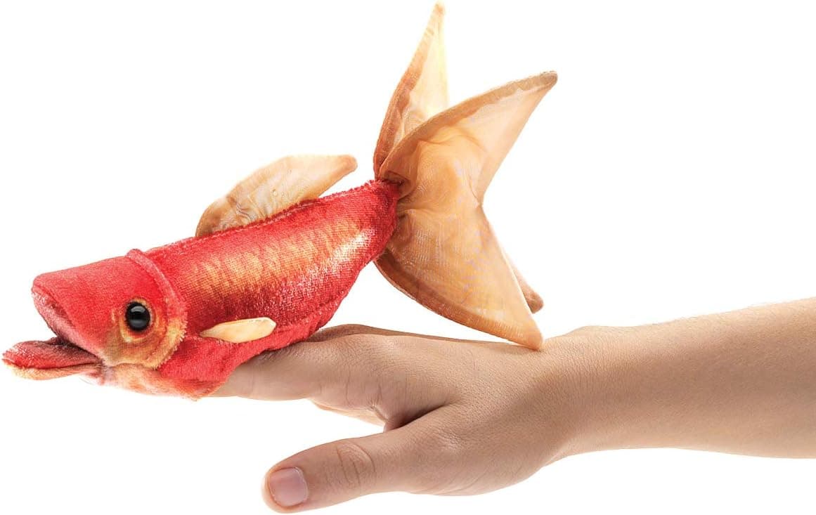Folkmanis Mini Goldfish Orange, 1 EA