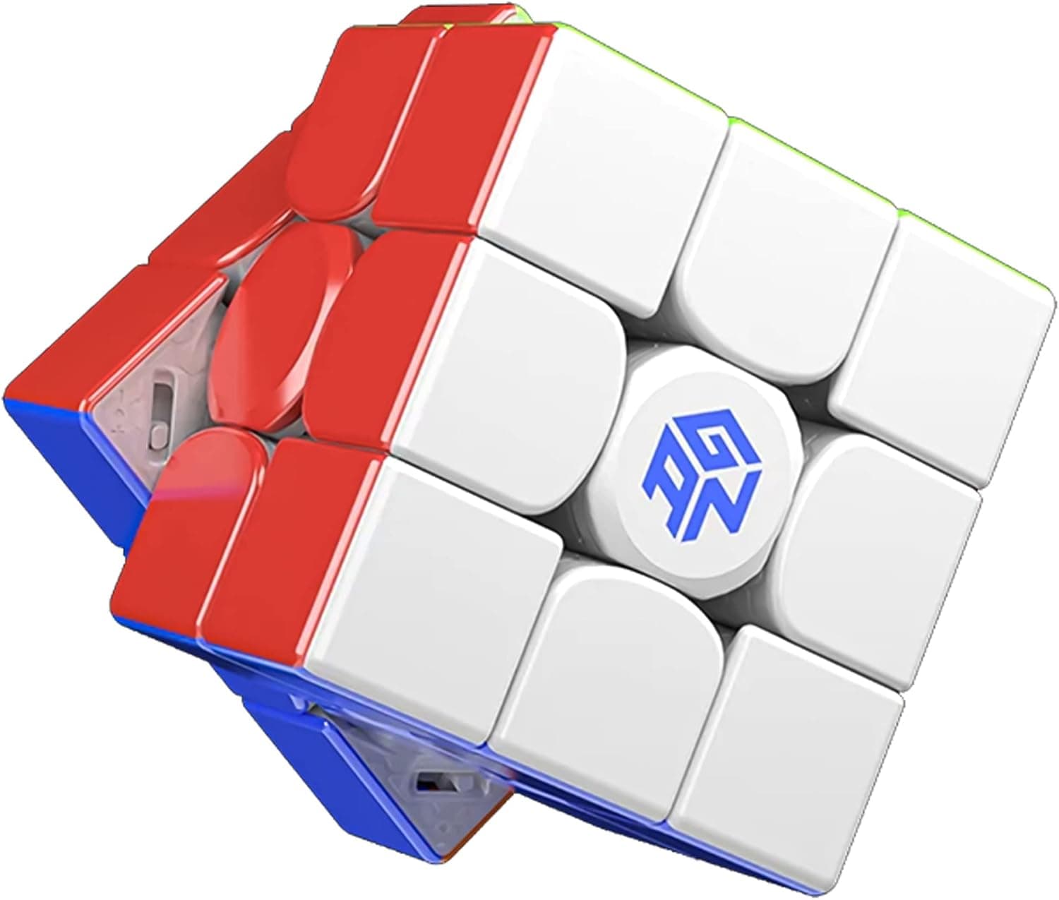 GAN 12 Maglev Frosted 3x3 Speed Cube, 56mm Gans Magnetic Magic Cube, Puzzle Toy Gift for Kids Adults, 2021 Flagship(Primary Internal), Stickerless