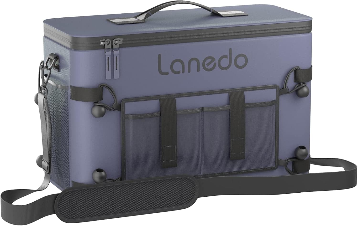 Lanedo 34-Can Soft-Sided Cooler - Collapsible, Leak-Proof, Use as a Beach Cooler, Soft Ice Bag, Ice Chest, or Travel Cooler for Food Shopping, Camping, Kayaking, Fishing, and Multi-Person Lunch Bag.