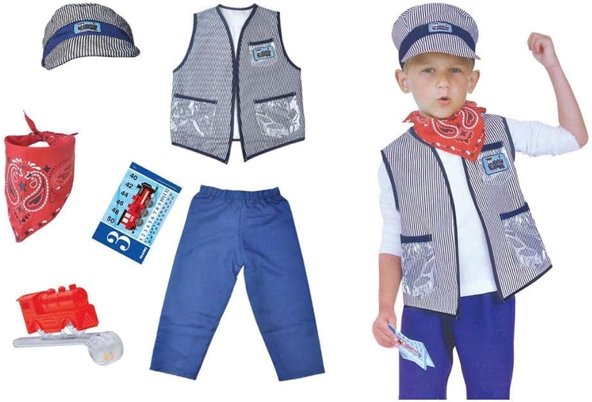 IntelliFun Toddler Kids Dress Up Pretend Role Play Costume Sets with Accessories Halloween School Home play