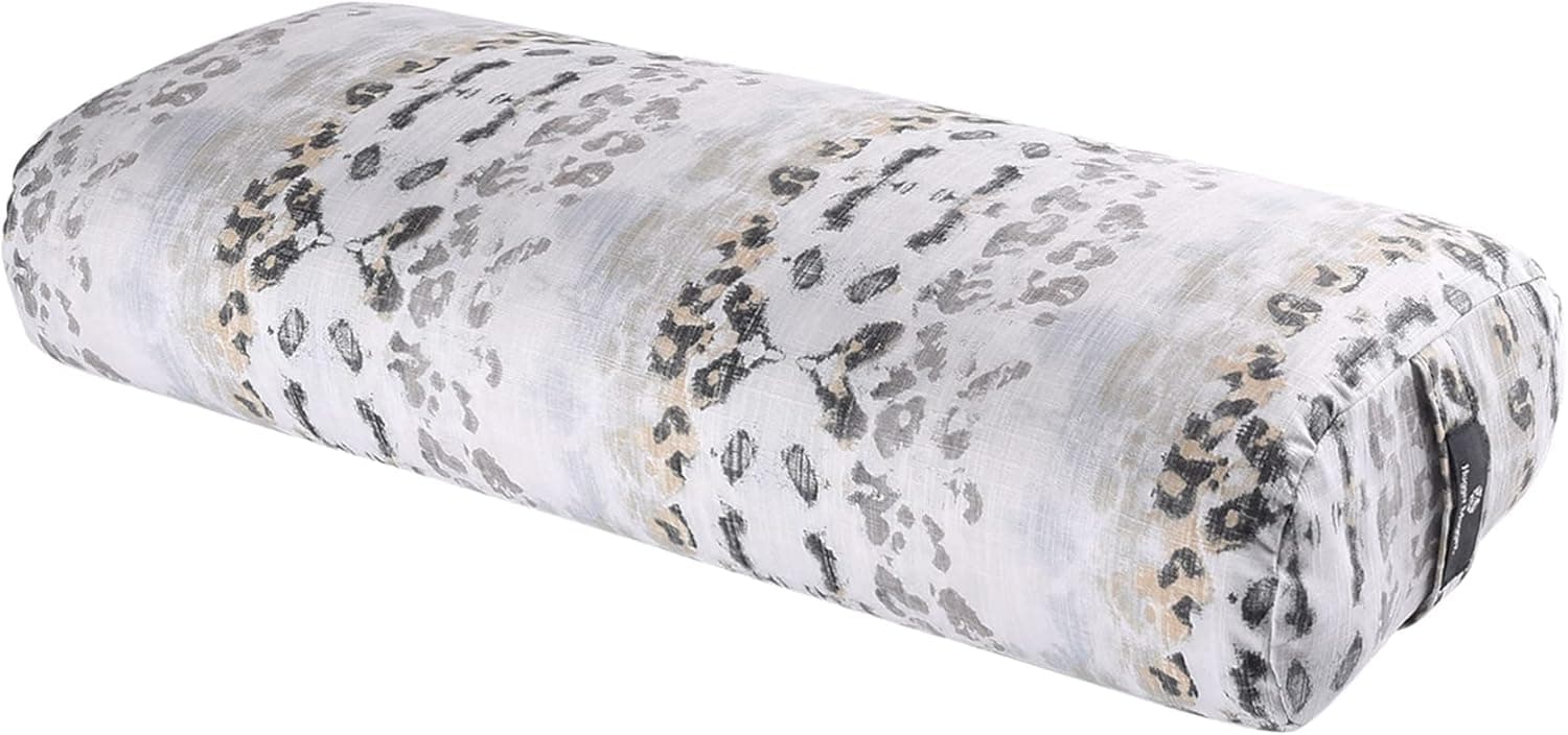 Hugger Mugger Standard Yoga Bolster - Firm Core with a Soft Surface, Rectangular Shape, Restorative Yoga, Handmade in The USA