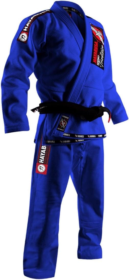 Hayabusa Goorudo Gold Weave Jiu Jitsu Gi - Blue - A2