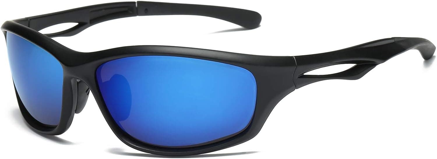 Livhò Sports Polarized Sunglasses Running Baseball Cycling Fishing Glass Durable Frame