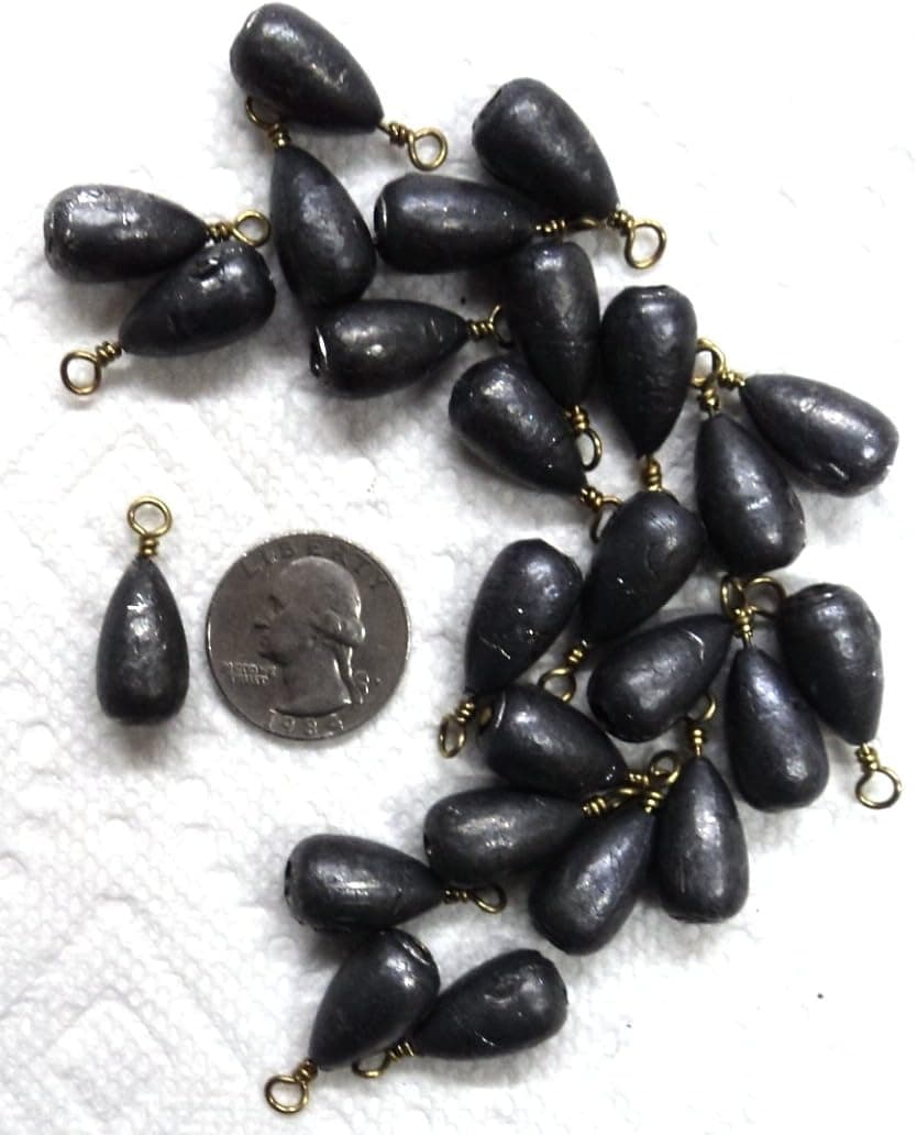 Grapentin Specialties / Catchmore Bell Sinkers 3/8 oz - Made in USA - Great for Shore, Boat, Ice, Perch Fishing - #BS38-25P
