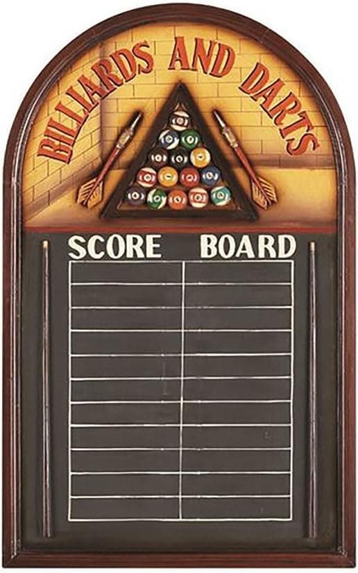 RAM Gameroom Hand-Carved Billiards and Darts Sign