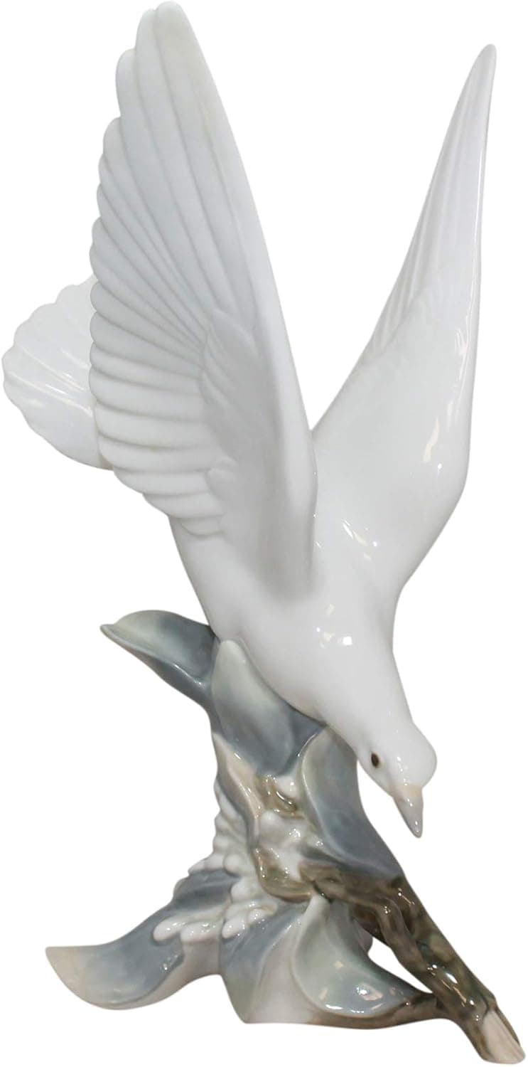 Lladro "Turtle Dove Collectible Figurine #4550 Retired Glazed Finish