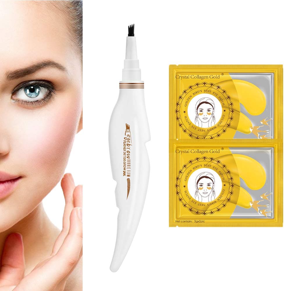 microblading tattoo eyebrow pencil four point nature long lasting eye make up,black