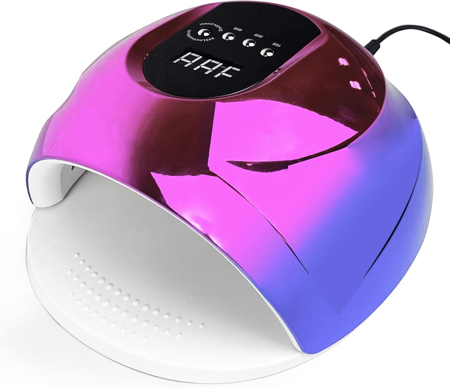 Lumcrissy 120W LED UV Nail Lamp, Professional Gels Nail Dryer,Nail Polish Curling Lamp Rainbow,Professional Nail Dryer Lights for Acrylic Nail Gels