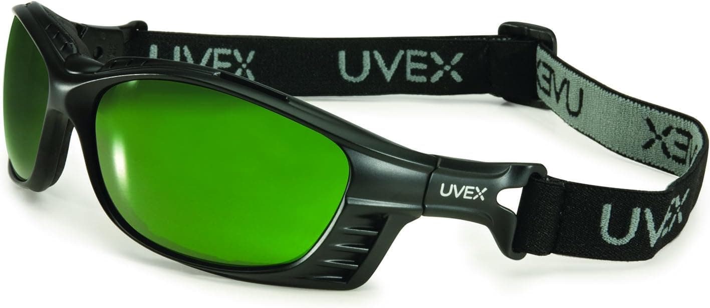 UVEX by Honeywell S2607XP Uvex Livewire Sealed Safety Eyewear with Matte Black Frame, Shade 3.0 Lens Tint, UV Extreme and Anti-Fog Lens Coating