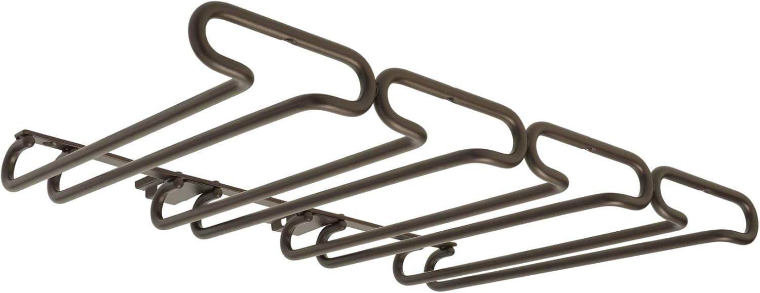 Rev-A-Shelf 3450-11ORB 11-Inch Quad Under Cabinet Wine Glass Rack and Stemware Holder, Oil Rubbed Bronze