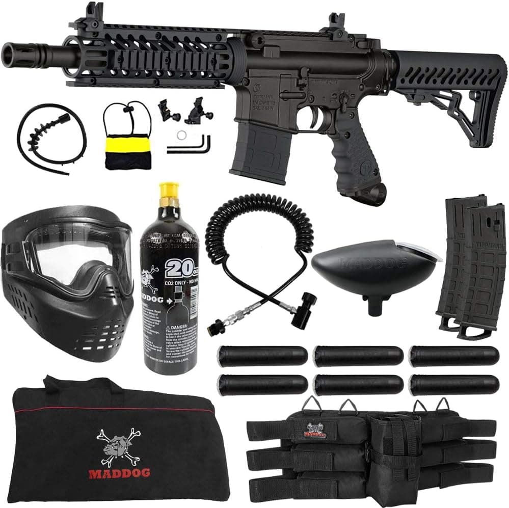 Maddog Tippmann TMC MAGFED Corporal Paintball Gun Starter Package