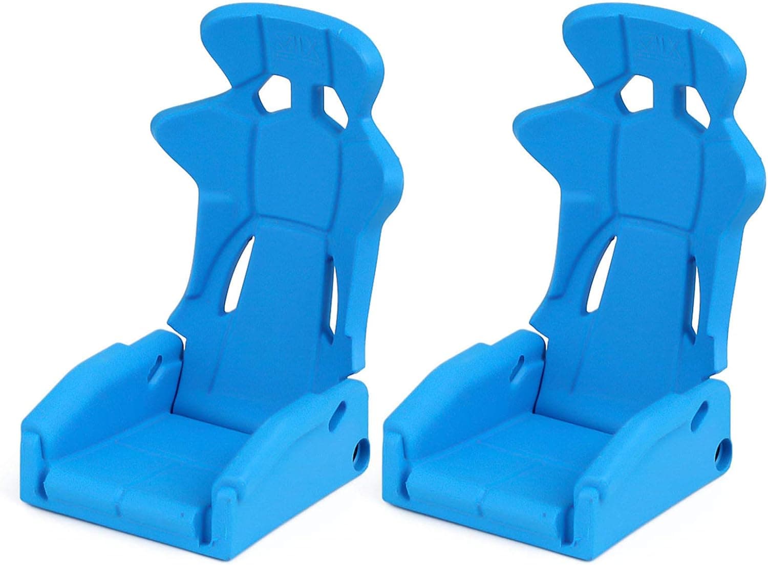 INJORA RC Car Hard Plastic Seats 2PCS Driver's Seat for 1/10 RC Axial SCX10 90046 Spectra RR10 TRX4(Blue)