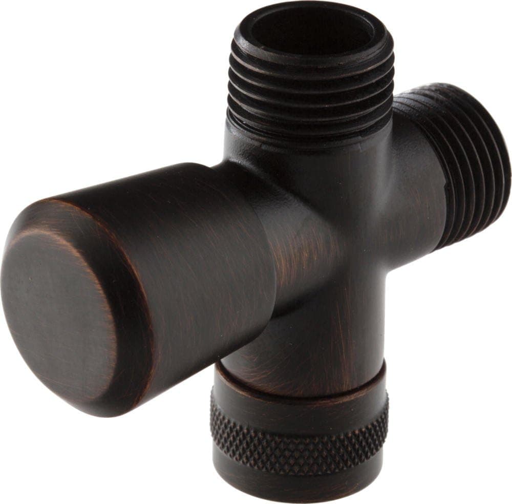 Delta Faucet 50650-RB 3-Way Shower Arm Diverter for Handshower, Venetian Bronze,3.00 x 2.65 x 0.02 inches