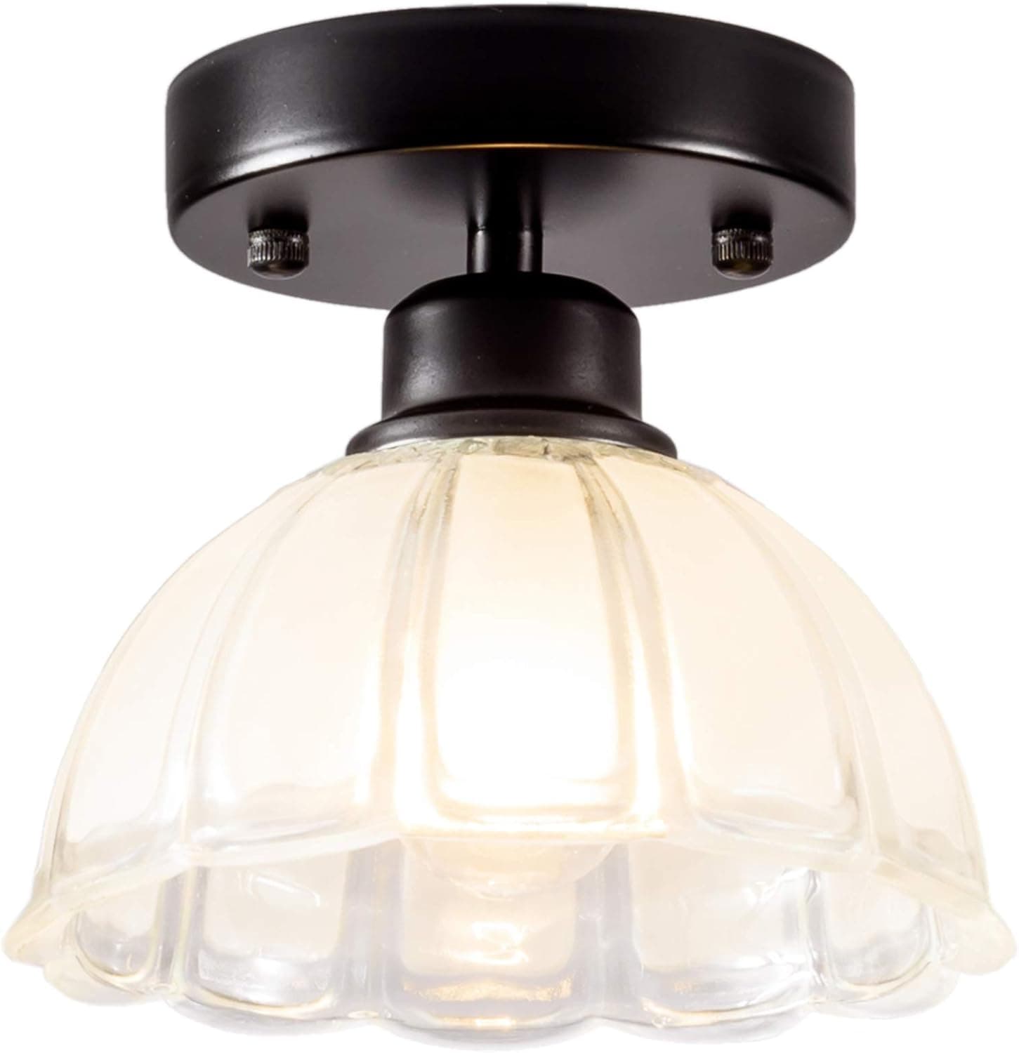 Classic Ceiling Light,SOZOMO Metal Glass Ceramic Lamp Holders Lighting Minimalist Aisle Corridor Fitting Room Creative Bar Small Bedroom Ceiling Lamp Modern Style Lighting Fixture