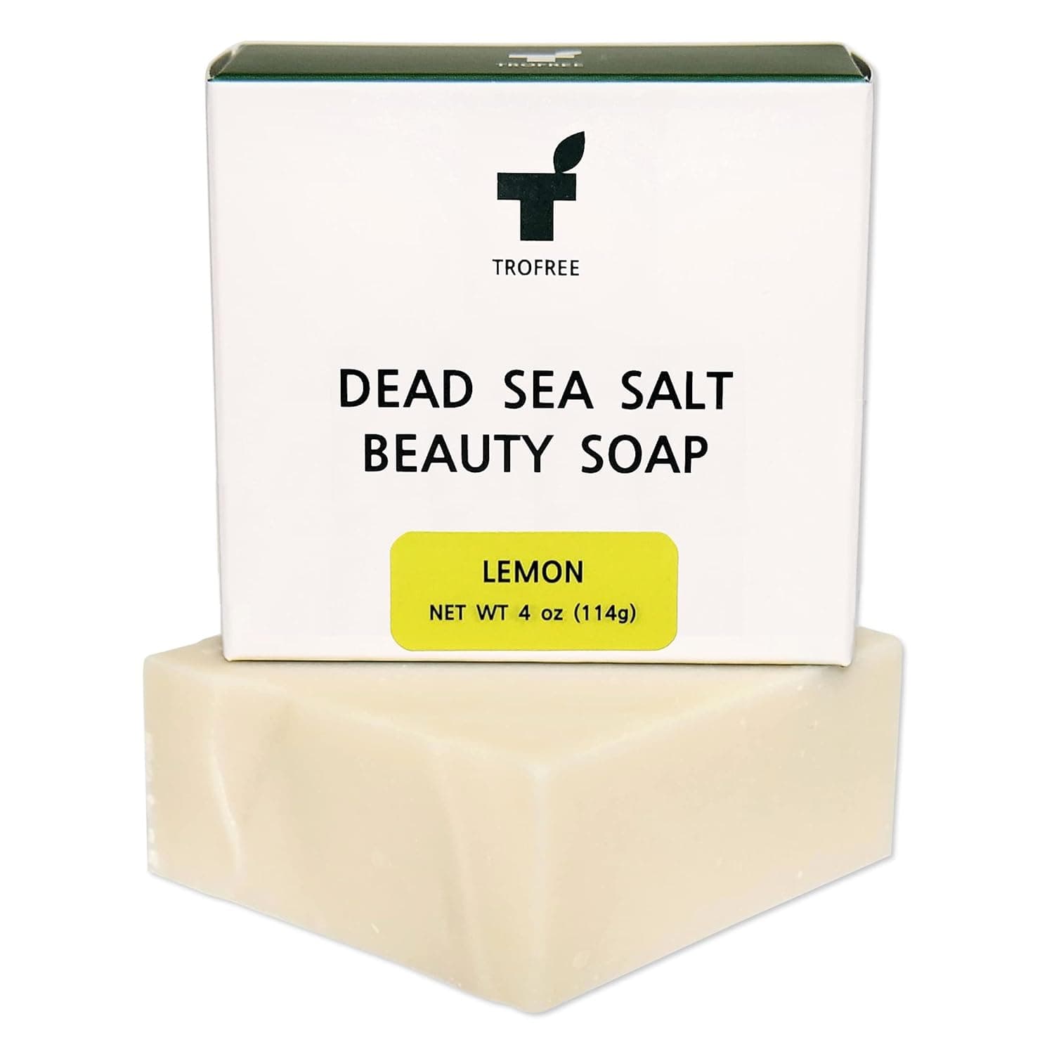 TROFREE Dead Sea Salt Beauty Soap (Lemon)