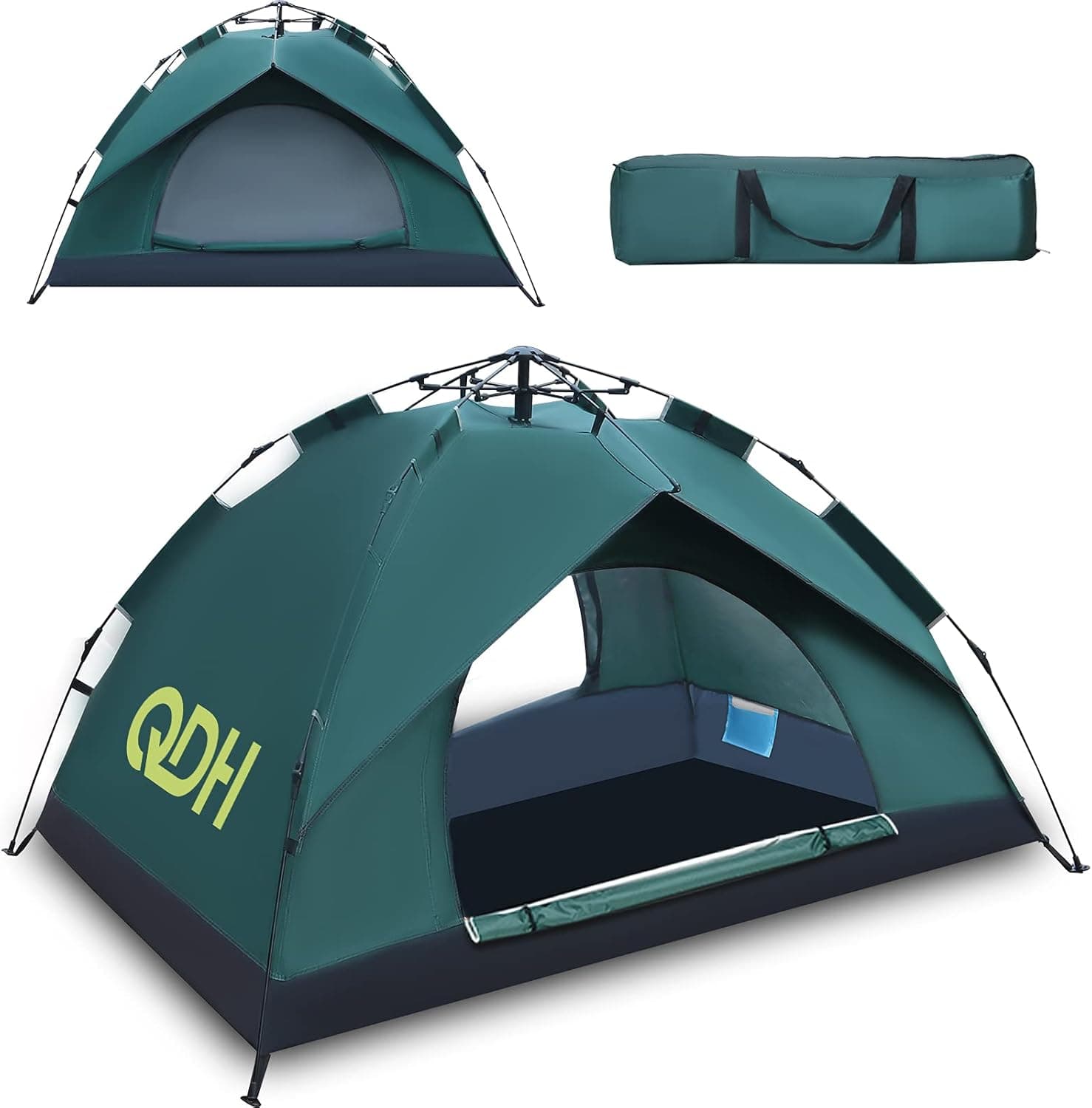 Camping Tent & Shelters,Instant Pop Up Tents for Camping 2 People Portable Cabana Beach Automatic Tent Ultralight Easy Set Up and Carry Tents with Screen Door for Camping,Backpacking,Hiking,Outdoors