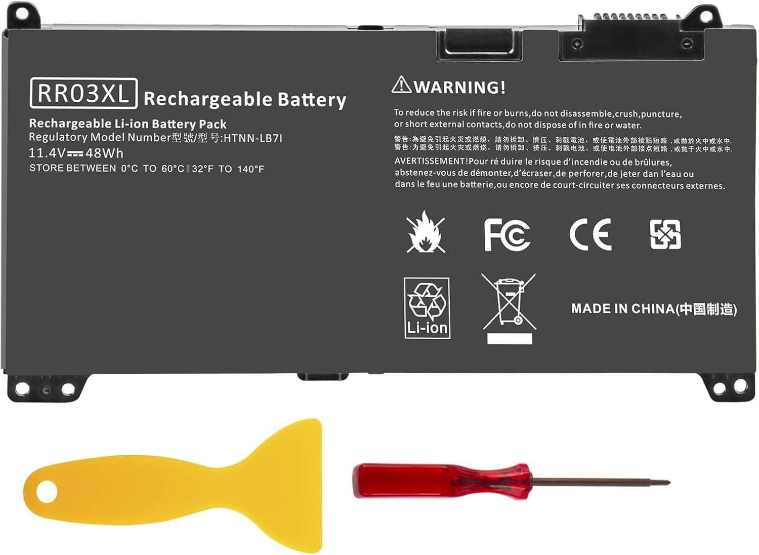 TREE.NB RR03XL Battery for HP ProBook 430 G4 440 G4 450 G4 455 G4 470 G4, HP ProBook 440 G5 450 G5 470 G5 851477-421 851477-541 851477-831 851477-832 851610-850