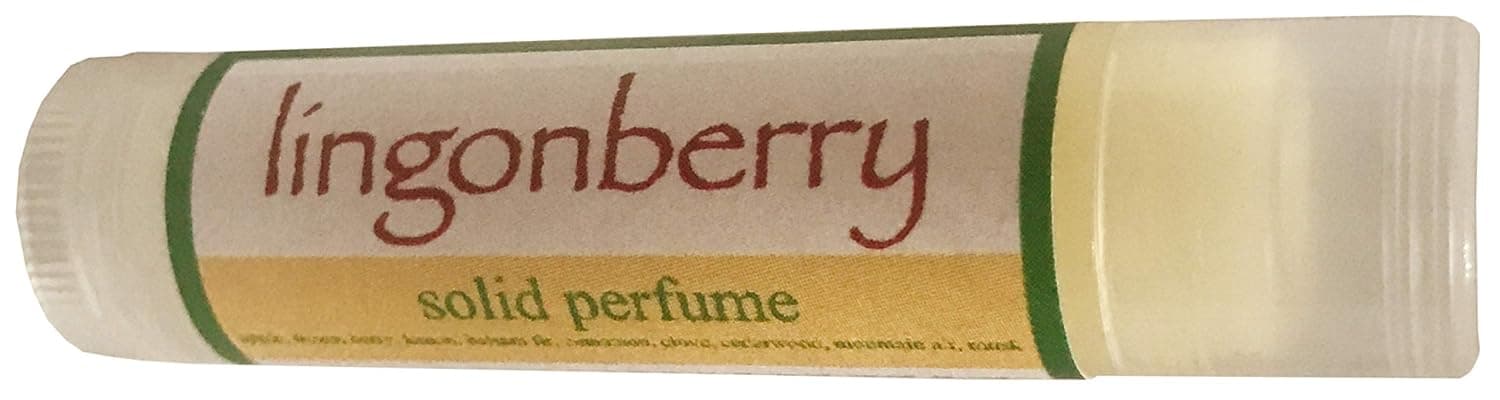 All Natural Solid Perfume Compact Twist Tube - 0.16 oz (Lingonberry)