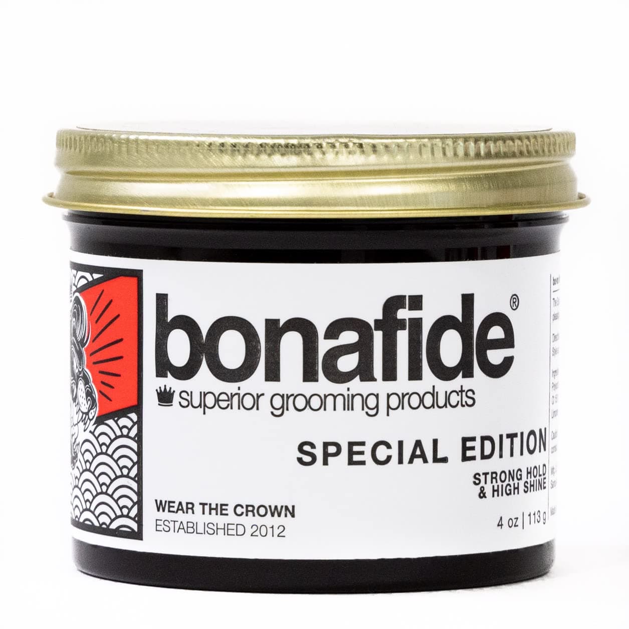 Bona Fide Pomade, Special Edition 4 oz.