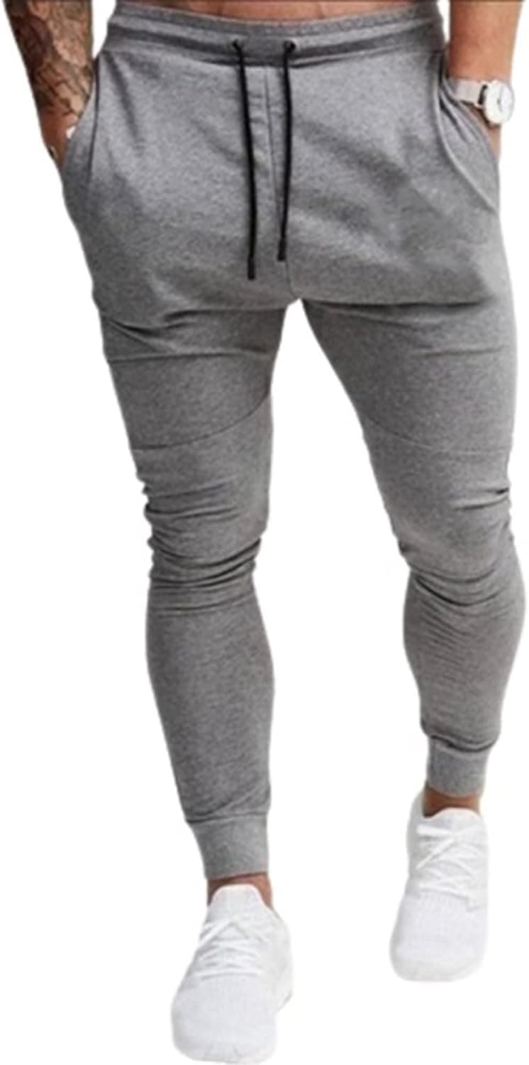 Esuo Men's Casual Jogger Pant Slim Fit Joggers Fitness Sweatpants Gym Training Long Trousers