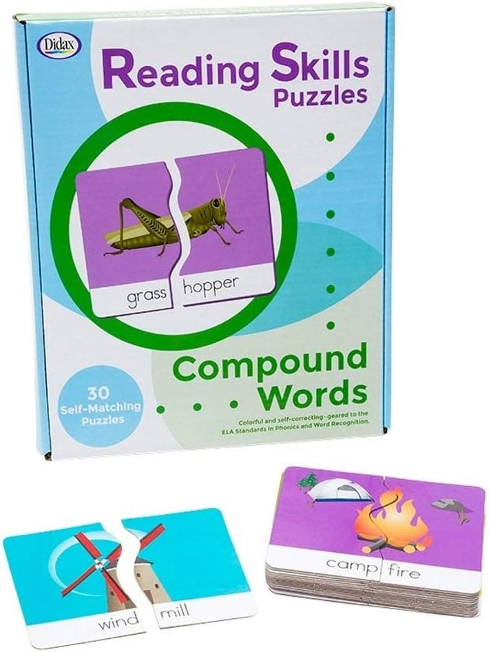 Didax Reading Skills Puzzles: Compound Words