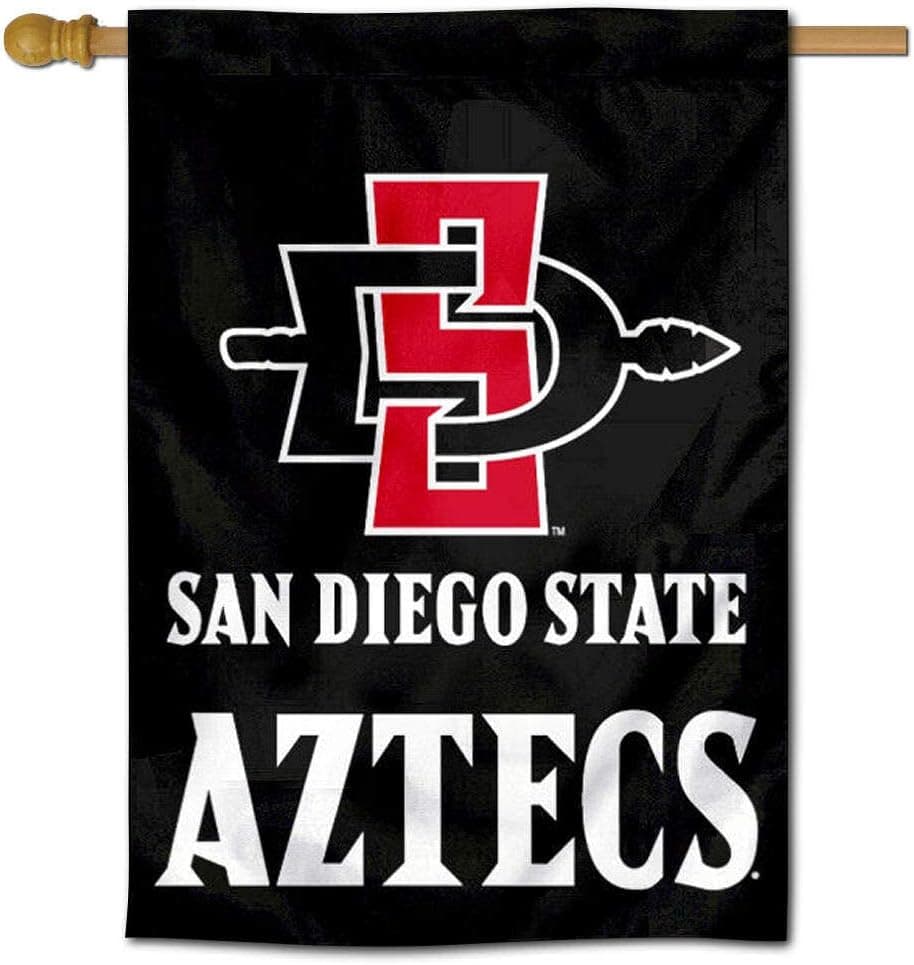 San Diego State Aztecs SDSU University College House Flag