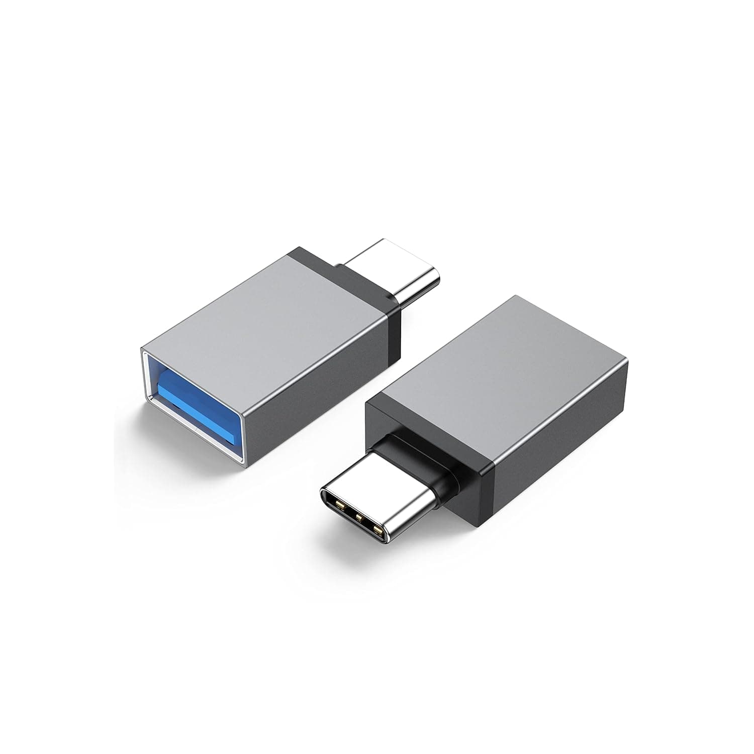 USB C to USB Adapter, UV-CABLE 2-Pack 5 Gbps Male USB Type-C to USB 3.0 Female Adapter Compatible with MacBook Pro 2021 iMac iPad Mini 6/Pro MacBook Air 2020 and Other Type C or Thunderbolt 4/3 Device