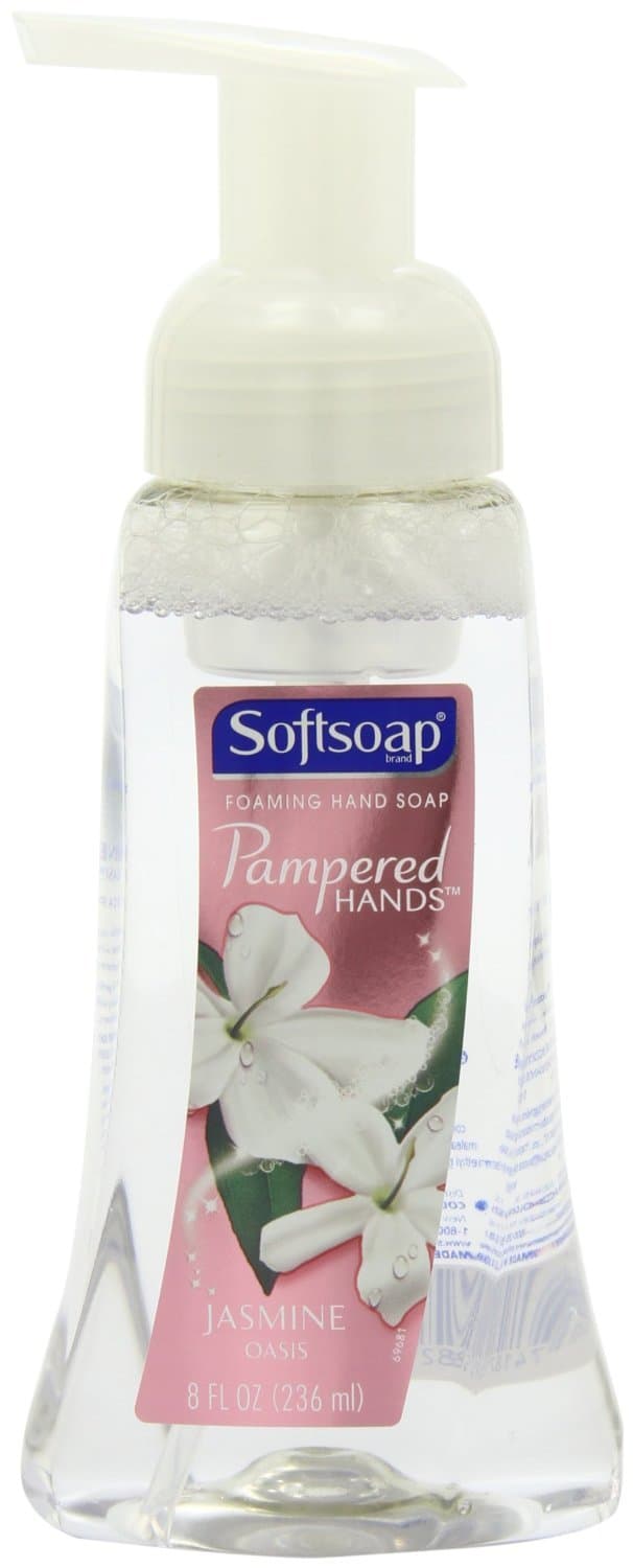 3 Pack- Softsoap Pampered Hands Jasmine Oasis - Foaming Hand Soap, 8 Ounce