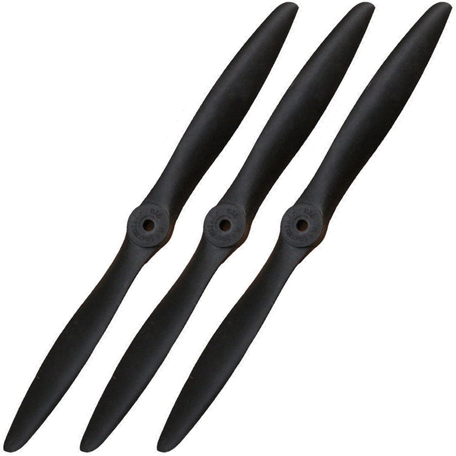 XOAR PJG 8x4 RC Airplane Propeller 8 Inch 2 Blade Nylon Prop for Fixed-Wing RC Planes (Pack of 3)