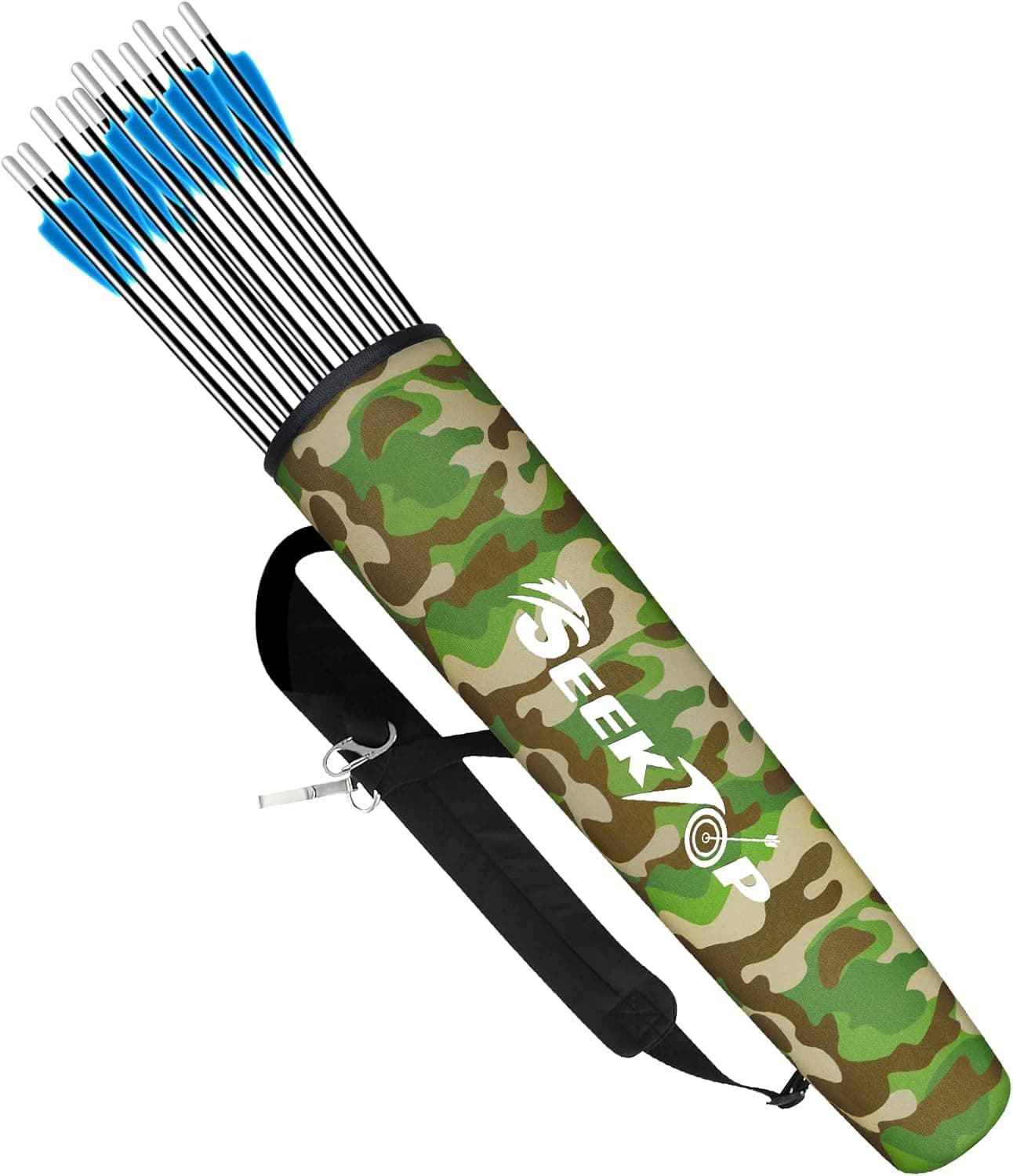 Seektop Arrow Quiver Lightweight Quiver for Arrows, Archery Quivers Foldable Compact Archery Arrow Holder Hip Quiver for Bow Hunting and Target Practicing