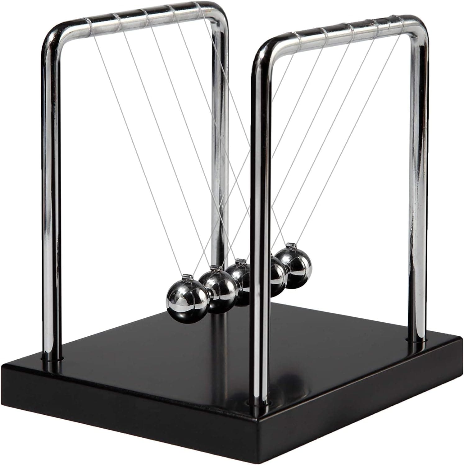 Newtons Cradle Balance Balls Medium Purple Placstic-Purple