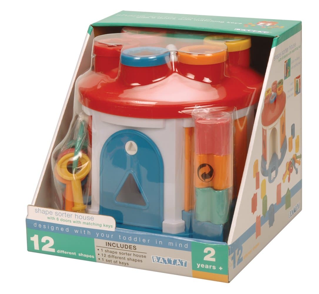 Toysmith Battat House Shape Sorter Toy